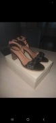 Sandały na słupku,obcasie 