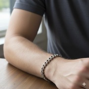 Sprzedam srebrną męską bransoletę 