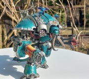 Warhammer 40k - Chaos Knights - Knight Abominant - Złożony pomalowany