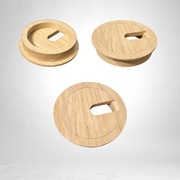 Przepust kablowy z litego drewna fi 60