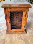 Szafka na klucze Lite drewno Palisander, Styl Kolonialny OKAZJA 