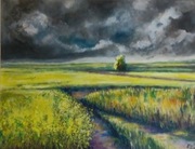 Przed burzą. 40x50 cm Akryl 