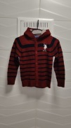 Sweter U.S. Polo Assn. r. 8 lat rozpinany kaptur