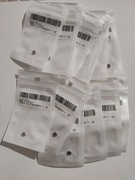 Nowe zapiecia zatyczki do kolczyków srebrny kolor 20 sztuk zestaw