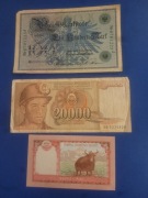 Zestaw banknotów 10