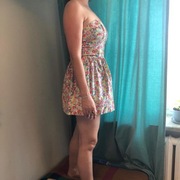 sukienka bez ramiączek