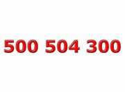 Złoty numer ____ 500 504 300 ____ Platynowy - ViP