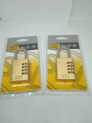 Kłódka na szyfr szyfrowa Smith locke mosiądz 38mm