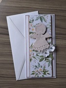 Personizowana kartka na Chrzest dla dziewczynki