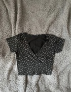 Kwiatowa bluzka crop top Brandy Melville