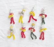 prl ozdoby świąteczne, prl bombki retro, prl pajacyki na choinkę