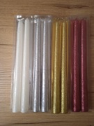 Świece szczotkowane długie nowe 10 szt