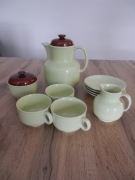 Serwis kawowy PRL Colditz GDR/NRD