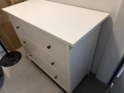Komoda IKEA HEMNES biała 3 szuflady –  OKAZJA! (stan dobry)