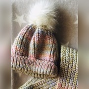 Czapka i szalik Monsoon 6-10 lat 