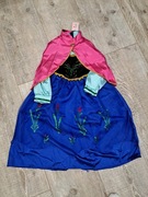 Strój/ przebranie - Sukienka Anna z  Kraina Lodu - rozm 122/128