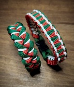 Świąteczne bransoletki z linki paracord na zamówienie