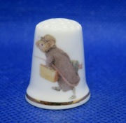 Naparstek Kolekcjonerski Porcelanowy Gulid Johnny Town Mouse 