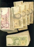 Zestaw banknotów około 102 szt.