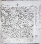 Oryginalna mapa Messtichblatt 578 Schlackenaufer wydanie wojskowe 1944