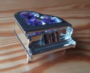 Crystal Temptations Figurka Fortepian Kryształy Swarovski Silver Plated