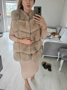 Kamizelka futro lis nowe