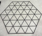 Ramka - metalowy organizer na ścianę 43,5X50,5cm