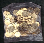 1 grosz 2014 woreczek worek menniczy Royal Mint