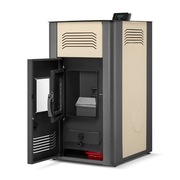 Piec kominek nowoczesny koza na pellet biomasę SAHARA 17 BLIST