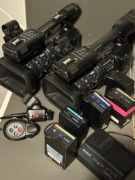 Sony PMW-EX1 + PMW-EX1R – zestaw pro, baterie, zasilacz, zoom control