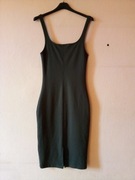 Sukienka ZARA kolor khaki rozmiar S