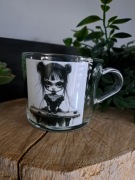 Szklanka kubek Handmade 400ml gothic creepy dolls