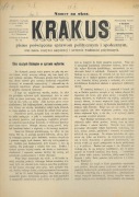 KRAKUS, nr 8, rok 1891 r.
