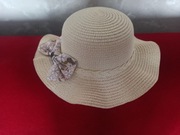 Kapelusz damski słoneczny z kokardą