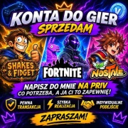 KONTA DO GIER – FORTNITE, SHAKES & FIDGET, NOSTALE!