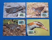 Zestaw 4 szt. widokówka widokówki WWF kokosanka 