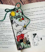 Drewniana zakładka do książek Muminki Mamusia Muminka prezent na urodziny 