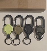 Wysuwany brelok z liny stalowej Praktyczny ze stalowym sznurem Teleskopowy 