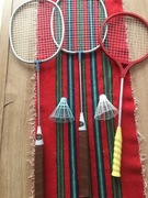 Badminton 3paletki z metalu PRL