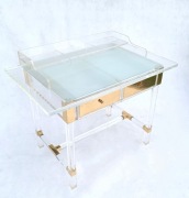 Biurko akrylowe Charles Hollis Jones lata 90