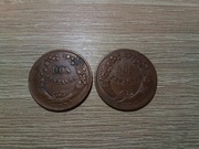 2 CENTAVOS  1942. 1947.  PERU.
