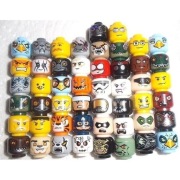 LEGO - x 1 losowa głowa kolorowa do minifigurki