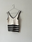 Top dzianinowy XS Ivory z metką