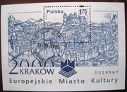 Bloczek 129 z 2000 roku pełna guma