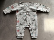 Bugs & Hugs Pajacyk Nogawki 3/4 Misie Roz. 74