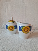 Cukiernica cukierniczka mleczarka mlecznik słonecznik porecelana porcelit