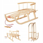 DREWNIANE SANKI KLASYCZNE Z OPARCIEM POLSKI PRODUKT!