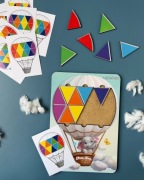 Mozaika "Słoń na balonie"