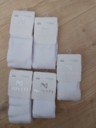 Rajstopy bawełniane białe - rozmiary 104-158