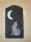 Etui na telefon z wilkiem 